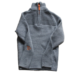 Sweter NeoMonDo 7 lat 122 cm szary