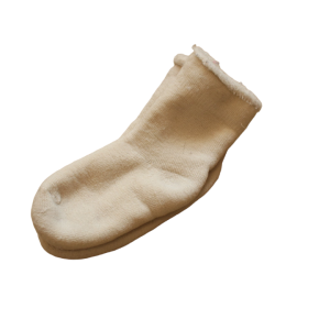 Skarpetki frottkowe dł 11 cm kremowe