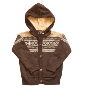 Sweter Ugly 104 cm brązowy