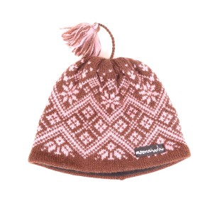 Czapka MoonShadow ok. 10-14 lat brązowo różowa
